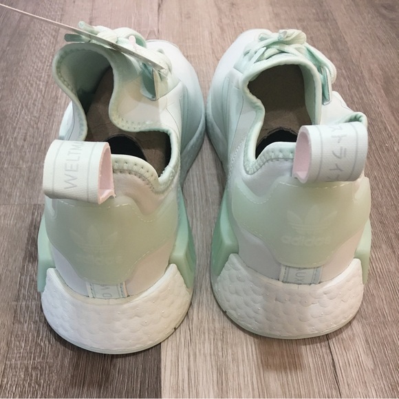 Mint green Adidas nmd_r1 sneakers. - Picture 6 of 7